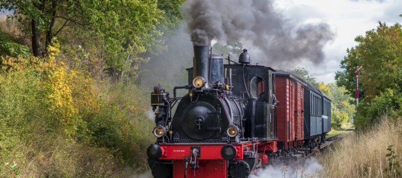 Die T3 "Schunter" auf der Museumsstrecke am 02.10.2022, Bild: J. Werscheck