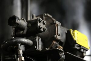 Ein Detail: der Turbogenerator. Er sorgt für die Spannung auf der Lokomotive.