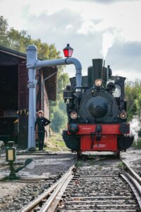 T3 "Schunter" beim Wasserfassen, 03.10.2022